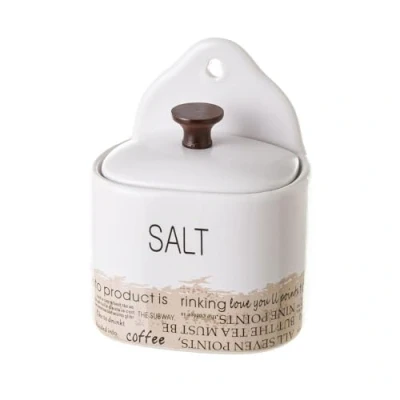 Imagen de Salero con Cenefa de Stoneware Blancos (Salero)