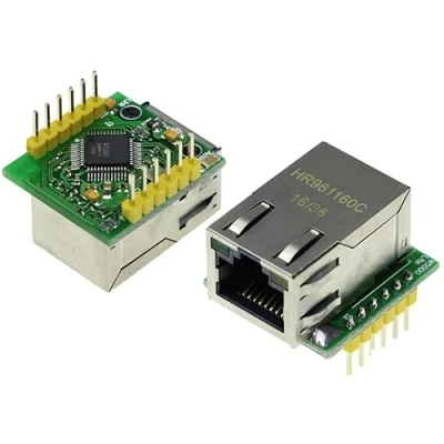 Imagen de TECNOULAB 1 Uds USR ES1 Chip W5500 Nuevo convertidor SPI a LAN/Ethernet TCP/IP Mod
