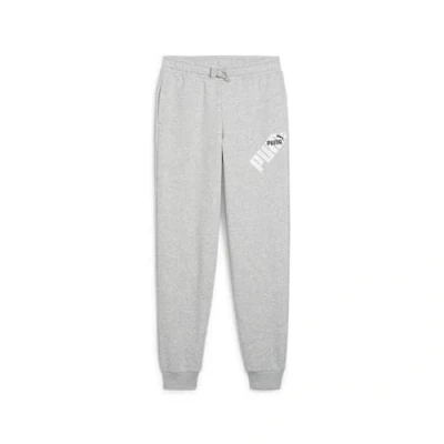 Imagen de PUMA Pantalones Deportivos Power Graphic TR Cl B Punto, Unisex Adulto, Gris Claro Jaspeado, 164