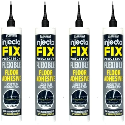Imagen de Floor Fix Pro Injectafix 300ml ¡Fija rápidamente las Baldosas sueltas sin quitarlas! Con Punta De Inyección Incorporada 2mm Para Reparaciones Rápidas En Líneas Gorut Estrechas