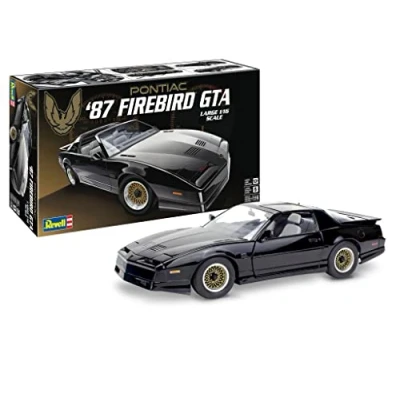 Imagen de Revell 1987 Pontiac Firebird GTA 1:16 Escala 144 Piezas Skill Level 5 Modelo de Coche Kit, Color jardín Blanco/opulento (14535)