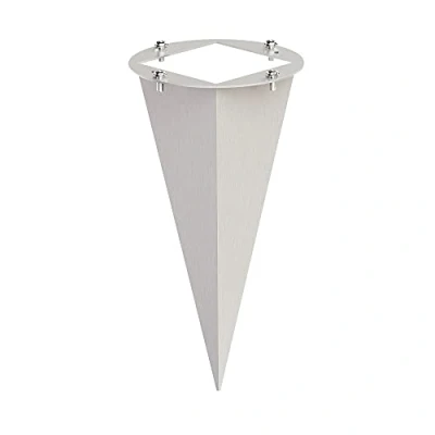 Imagen de ledscom.de Piqueta de suelo para jardín, pilares acero inoxidable, 20cm, 110mm Ø, pilar enchufe, pilar, exterior, alimentación,