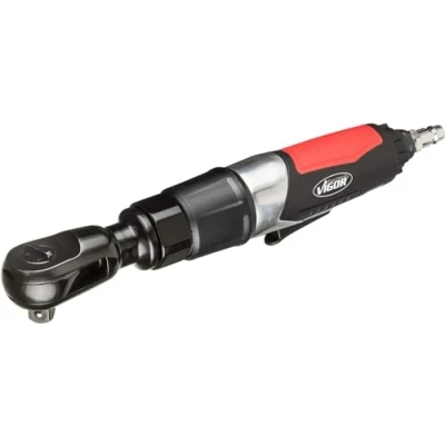 Imagen de VIGOR V5675 carraca neumática, 160 rpm, baja vibración, cuadradillo de 12,5 mm (1/2 pulgada), para espacios reducidos con pares apriete hasta 67 Nm