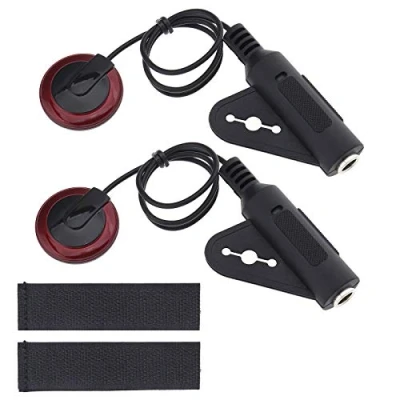 Imagen de EMSea 2 piezas Piezo Pastilla de Micrófono Contacto Transductor Set para Guitarra Violín Banjo Mandolina Ukelele