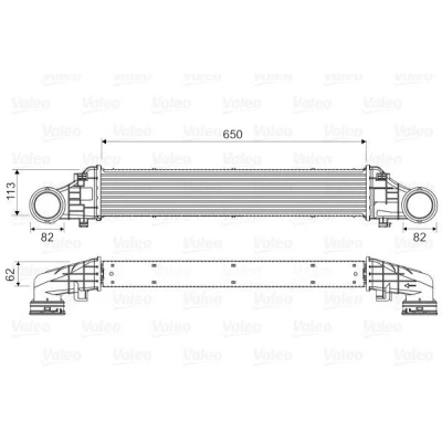 Imagen de VALEO 818587 Intercooler sin válvula EGR MERCEDES BENZ: Clase E Berlina