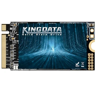 Imagen de KINGDATA M.2 2242 SSD 512 GB NVMe PCIe Gen3 x 4 Unidad Interna de Estado sólido, 3D NAND TLC, para Juegos, Velocidad R/W hasta 2200 MB/s y 1800 (M.2 PCIe, GB)