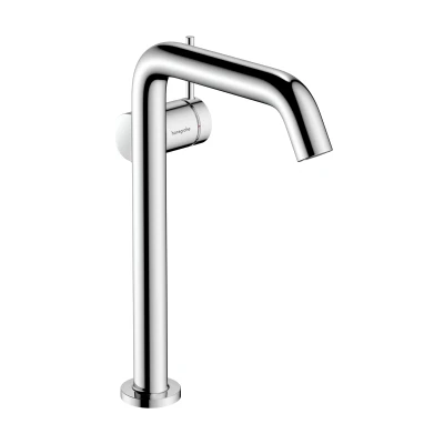 Imagen de hansgrohe Tecturis S Fine grifo lavabo con vaciador Push Open, monomando 230 mm, mezclador ahorro de agua (EcoSmart+), cromo, 73370000