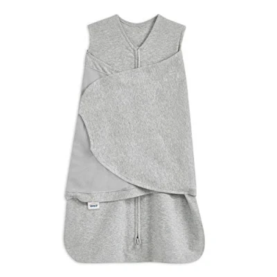 Imagen de HALO Sleepsack Arrullo para recién Nacido de 1,5 togs Dormir, Manta Envolver al bebé 100% algodón, Unisex, Color Gris, 0 a 3 Meses