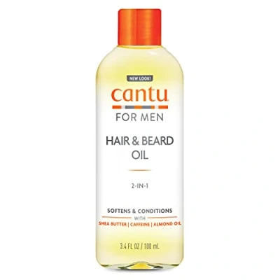 Imagen de Cantu Shea Butter Men&#039;s Aceite para Barba 3,4Oz/100 ml, Único, 3.4 Ounce