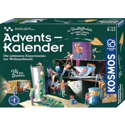 Imagen de KOSMOS 661083 Experimente Calendario de adviento 2024, los experimentos más Bellos en Navidad, 5 Minutos, para niños a Partir 8 12 años, Juguete,
