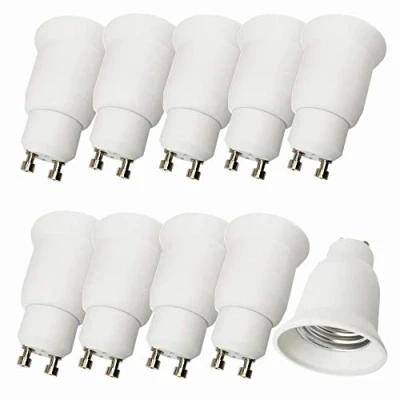 Imagen de DZYDZR 10 adaptadores de casquillo GU10 a E27 para bombillas LED