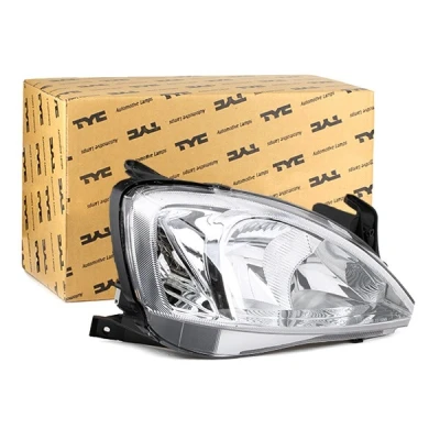Imagen de TYC 20 6065 25 2 Faros derecha H7/H7 para circulación por la sin electromotor OPEL: Corsa C Hatchback, Combo Tour, Furgón / Familiar