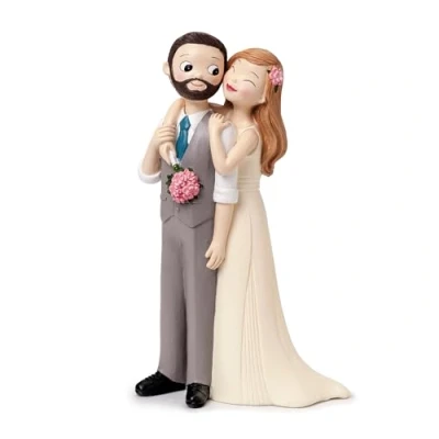 Imagen de Mopec Figura pastel Pop &amp; Fun novio chaleco y barba, 21cm, Blanco, Talla única