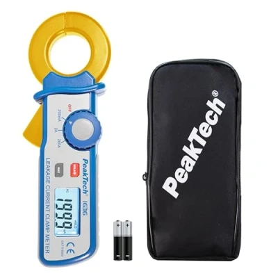 Imagen de PeakTech® P 1636 Pinza de corriente fuga con resolución 100μA