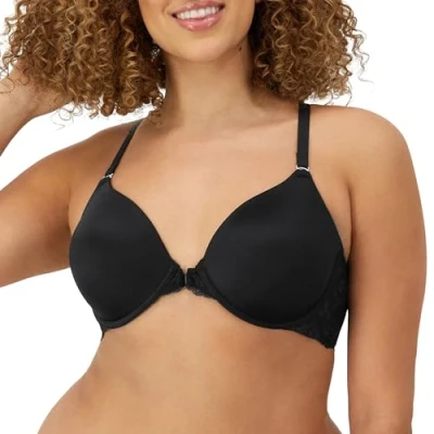 Imagen de Maidenform Sujetador básico para mujer, color Negro, Talla 95E ( del fabricante : 36DD )