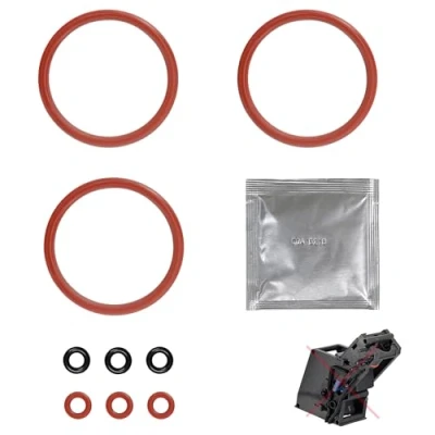 Imagen de Junta tórica kit de mantenimiento para grupo preparación boquilla compatible con Siemens EQ.5 EQ.6 EQ.7 EQ.8 Bosch Vero TCA TES CTL TCC Neff &amp; Gaggenau Incluye 3 g grasa silicona
