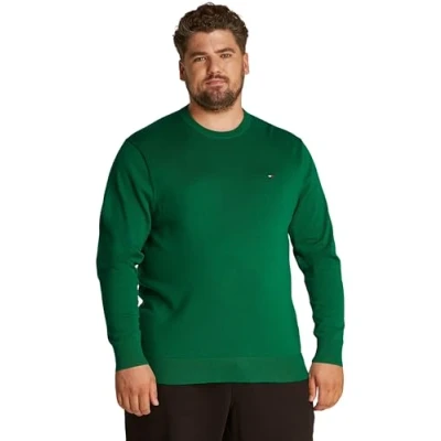 Imagen de Tommy Hilfiger Essential CREW NECK Jersey de punto, Hombre, Talla: 5XL, Nouveau green