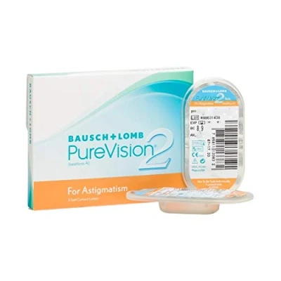 Imagen de PureVision BAUSCH + LOMB 2 For Astigmatism Lentes de contacto reemplazo mensual para Astigmatismo