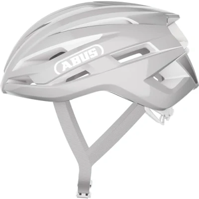 Imagen de ABUS casco StormChaser ACE para ciclismo de carretera, ligero competición, cicloturismo y ciclocross, hombre mujer, talla L, Pure Grey