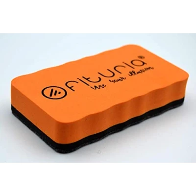 Imagen de Borrador Magnético para Pizarra Blanca de Rotulador, Amarillo, Borra Vileda y Demás Marcas pizarras blancas Magnéticas rotulador borrables (Naranja)