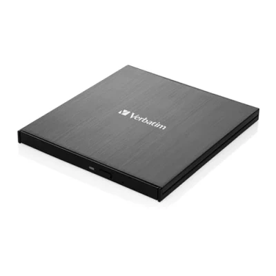 Imagen de VERBATIM Slimline grabador de Blu ray compacta I USB 3.2 Gen 1 con conexión C Grabadora y Reproductor Ultra HD 4K Unidad externa negro