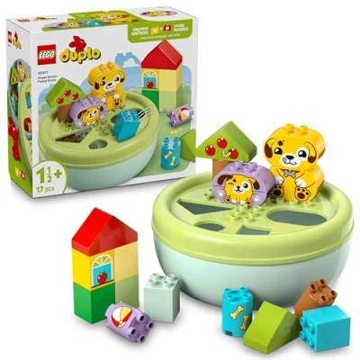 Imagen de LEGO DUPLO Mi Primer Clasificador de Formas: Casa los Perritos Juguete Educativo Infantil Ladrillos Muchos Colores y Formas Juego para Motricidad Fina Niños Niñas 18+ Meses 10441