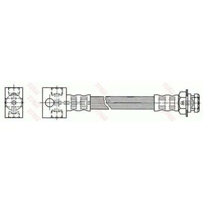 Imagen de TRW PHA389 Latiguillos de Freno 344 3/8 24 JEEP: Grand Cherokee I, II