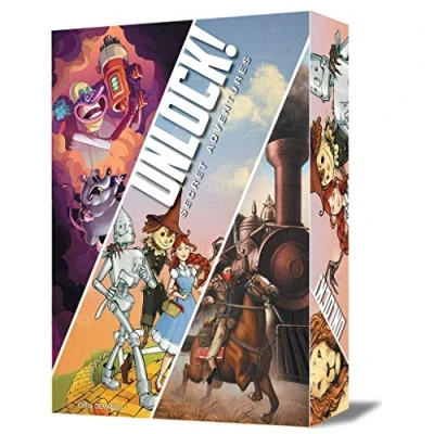 Imagen de Space Cowboys Unlock! Secret Adventures Juego De Mesa Escape Room para Adultos y Familias a Partir 10 Años 2 6 Jugadores 180 Minutos por Partida Español