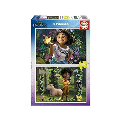 Imagen de Educa Encanto, Disney. 2 Puzzles de cartón con 48 Piezas Cada uno, a Partir 4 años. Infantil Encanto compuestos por 100 uno (19200)