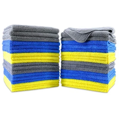 Imagen de Polyte Paño de limpieza microfibra superabsorbente Azul, amarillo, gris 41 x cm Pack 36