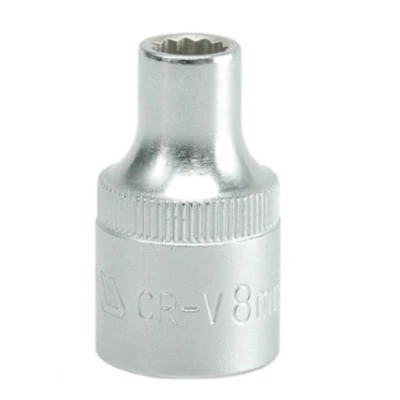 Imagen de YATO YT 1270 Piezas insertables de llave cubo 3121 8 Acero cromo vanadio