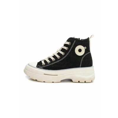 Imagen de REFRESH Zapatilla Mujer Negro Calzado Cómodo y Versátil Moda casual Modelo 17256302 (Talla 36)