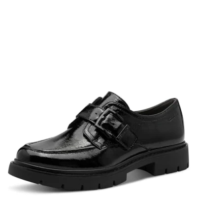 Imagen de Tamaris Zapatos sin cordones, Mujer, Talla: 41, Black patent Piel/tejido sintético