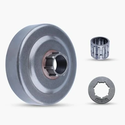 Imagen de Haishine Chain Clutch Drive Drum 3/8 &quot; 7T Rueda dentada para Husqvarna 55 Ranchero EU1 51 262XP 254 154 Cojinete de agujas motosierra EPA 503453902