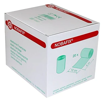 Imagen de nobafix 4 mx12 cm Fijación compresa elástica 20 unidades)