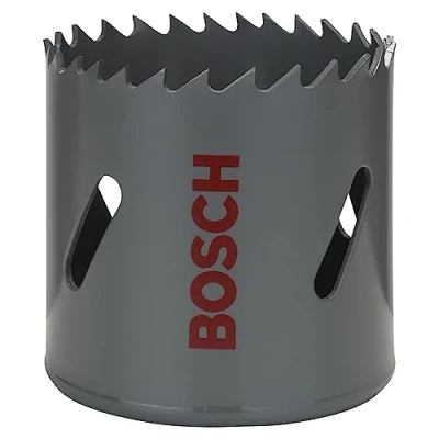 Imagen de Bosch Professional 1x Sierra de corona HSS bimetálica para corte suave (en distintos materiales, Ø 52 mm, accesorios taladro)