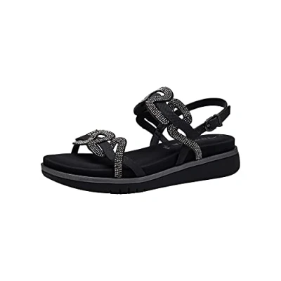 Imagen de Tamaris Mujer 1 28716 20, Sandalia, Negro, 37 EU