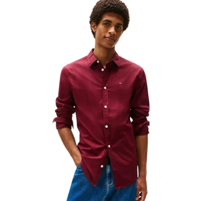 Imagen de Tommy Jeans Original Shirt Camisa, Hombre, Talla: 54, Red wine