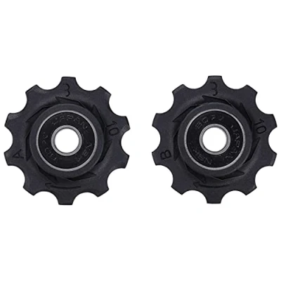 Imagen de BBB Cycling Ruedecillas Para Cambio Trasero Compatible Con Shimano Y Campagnolo Tamaño 10T. Color Negro Modelo RollerBoys BDP 01