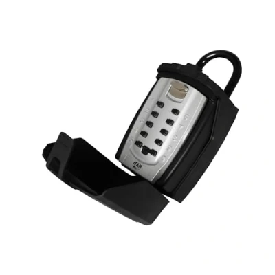 Imagen de IFAM Guardallaves para Colgar en Superficies, Apertura Frontal Digital, Resistente a la Humedad y Golpes, Botones 10 Digitos, Ideal Alquileres Cortos, Caja de Seguridad Llaves Uso Exterior