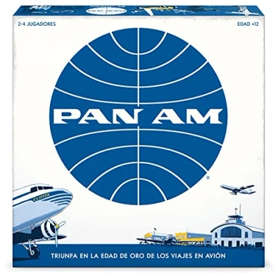 Imagen de FUNKO GAMES PAN AM Idioma Español Juego de Mesa Estratégico para Adultos y Niños a partir 12 años Historia Aérea 2 4 Jugadores 60 Min
