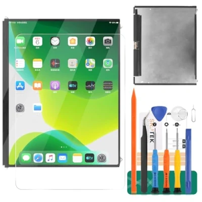 Imagen de para iPad 2 LCD Diplay iPad2 A1395 A1396 A1397 Matriz pantalla Reemplazo Digitalizador Asamblea Kits de piezas reparación (no incluye táctil)