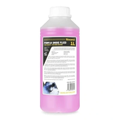 Imagen de BeamZ FSMF1S Líquido de Niebla, 1 Litro Liquido para Maquina Humo Alta Densidad, Universal, a Base Agua y Seguro, Fluido Niebla Concentrado, Ecológico