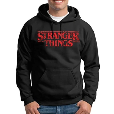 Imagen de TShirt People Stranger Logo Things Sudadera con capucha para hombre negro M
