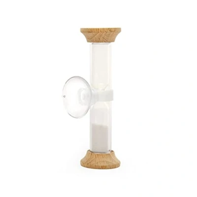 Imagen de Kikkerland Temporizador de ducha 5 minutos Reloj arena con ventosa para la ducha.