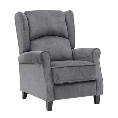 Imagen de BRIGROS La voglia di fare Sillón Relax, Madera de ingeniería, Gris, L