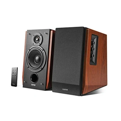 Imagen de Edifier R1700BT Altavoces de Estante Bluetooth Monitores Estudio Campo Cercano Activos 2.0 Instalación gabinete madera 66w RMS