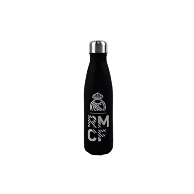 Imagen de CYPBRANDS Real Madrid Botella Agua de Acero Inoxidable, Doble Pared, Cierre Hermético, 500 ml, Producto Oficial (CyP Brands), B 68 RM