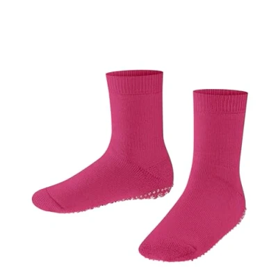 Imagen de FALKE Catspads K HP algodón lana puños en la suela 1 par, Calcetines para casa Unisex niños, Morado (Fuchsia 8856), 27 30
