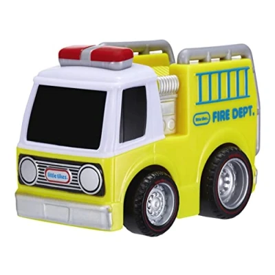 Imagen de little tikes My First Cars Crazy Fast Serie 2 Camión de Bomberos Amarillo Alcanza los 15m Diseño Realista, fácil Usar Desarrolla la imaginación Edad: 2+ años